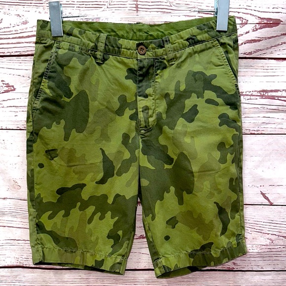 Crewcuts Stanton Army Fatigue Shorts Size 14 - Picture 1 of 3